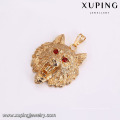 32522 xuping moda ouro 18k liga de cobre animal leão mulheres pingente